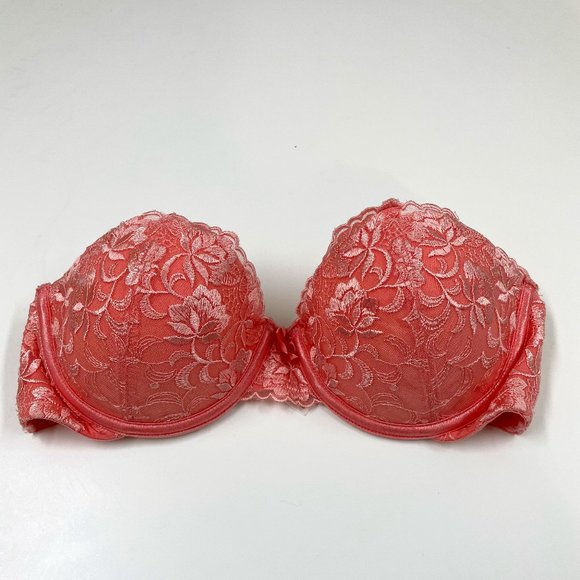 Soutien-gorge Maidenform Self Expressions 36B - Ivoire Et Dentelle Noire - Occasion Très Bon état